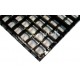 GRILLE OPTIQUE - SUPPORT DE PIERRES 34 x 20cm