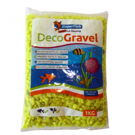 superfish deco gravel jaune 1kg