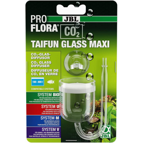 DIFFUSEUR CO2 JBL TAIFUN MINI GLASS