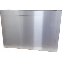 MEUBLE INOX / HABILLAGE DIBOND 150 x 70 x 80CM