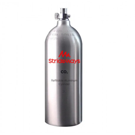 BOUTEILLE EN ALUMINIUM CO2 1.5 kg - 2 L rechargeable