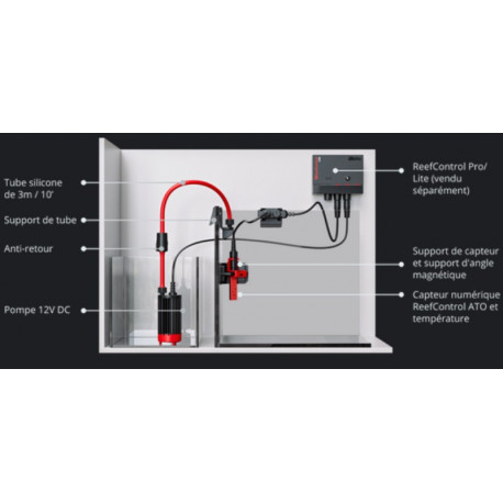 Red Sea ReefSense ATO – Module de compensation automatique d’évaporation pour aquarium récifal