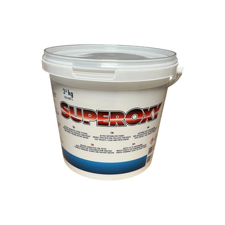 SUPEROXY 1KG - nettoyeur pour bassin de jardin à base d'oxygène actif