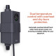 CHIHIROS HEATER PRO 10-1000W - Chauffage exterieur réglable, pour aquarium