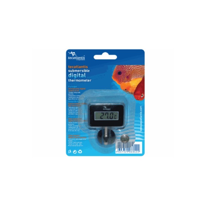 AQUA MEDIC T-meter thermomètre électronique immergeable pour aquarium d'eau  douce et d'eau de mer - Accessoires aquarium/Thérmomètres -  -  Aquariophilie