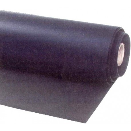 BACHE PLASTIQUE 6M 150µ 348m² NOIR 50KG